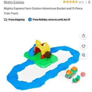 Mighty Express Farm Station Adventure Bucket with Train Track